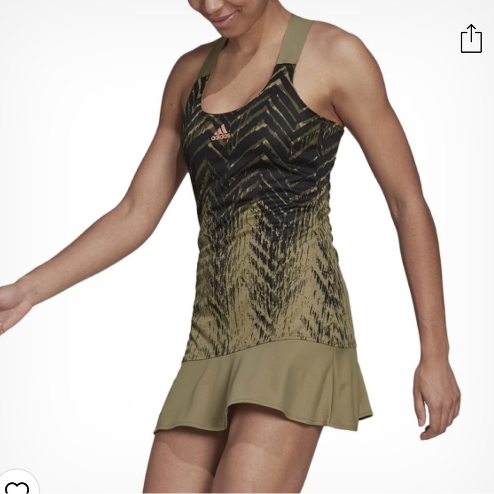 adidas Olive and Black Women's Dress
